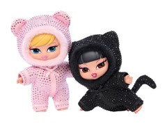 MGA Bratz Bratziez Bling Seriez Shiny Clothes Keychain Doll Charm Gift New