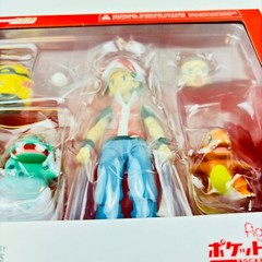 Max Factory figma Pokemon Red Trainer No.356 Pocket Monster Action Figure W/box