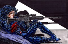 Sexy Baroness _gi joe-2_11X17-pin-up-__ Cobra_ GI JOE