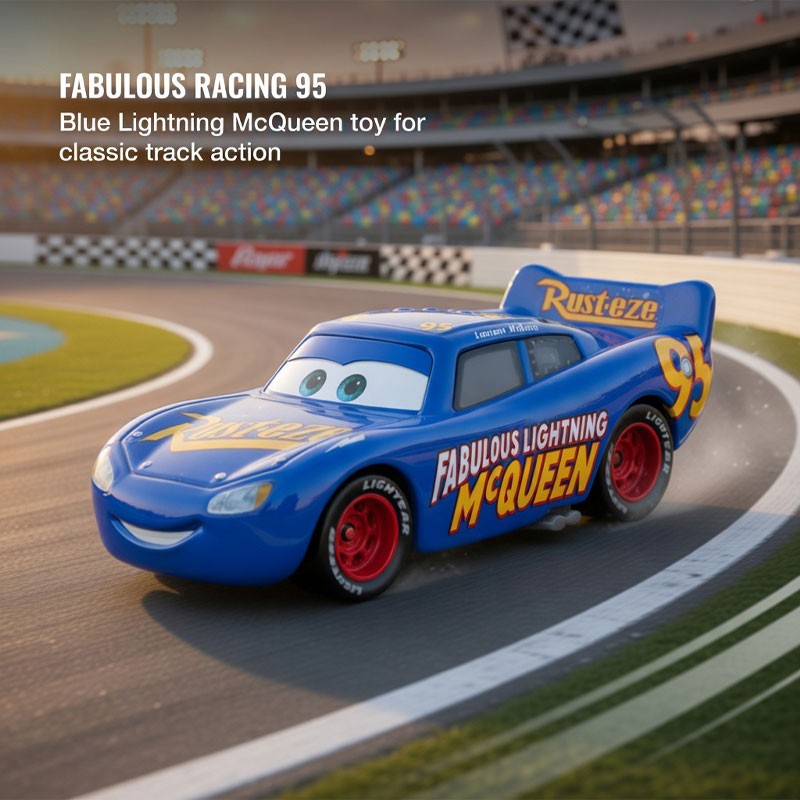 Disney Pixar Cars 3 Fabulous Lightning McQueen Diecast 1:55 Metal Model Toy Car