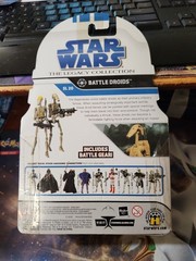 STAR WARS SAGA LEGENDS 20 RED BATTLE DROID GEONOSIS ARENA FIGURE NEW SEALED 2009
