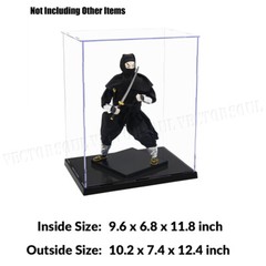 Acrylic Display Case Dustproof Box 1/6 Action Figures Large Collectibles US 16”