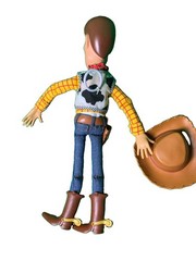 Disney Pixar Toy Story Woody Talking Pull String Doll Figure 15″ Thinkway Toys