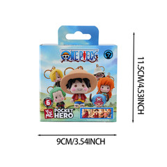YuMe One Piece Pocket Me Hero Blind Box Keychain Figure Random 1pc Mystery Toy