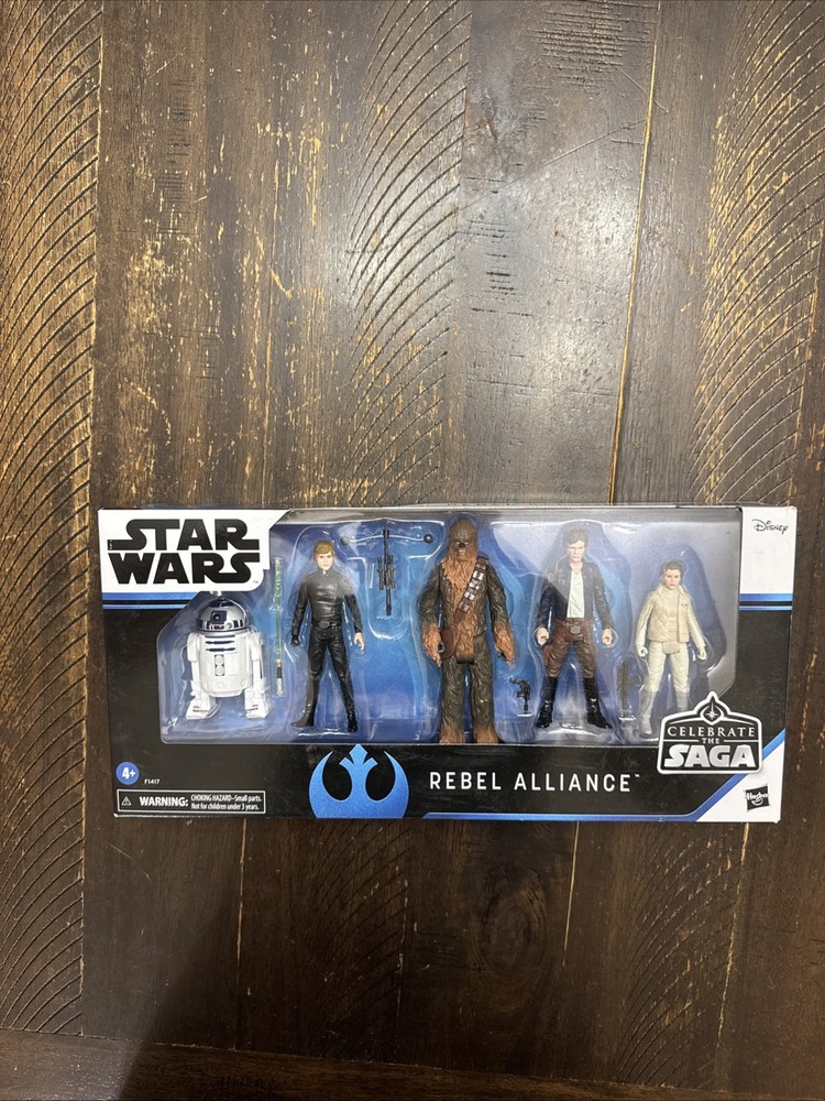 Star Wars Celebrate The Saga Rebel Alliance 5 Pack 3.75 New Sealed