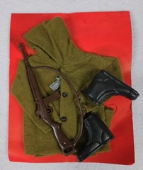 Vintage G.I Joe Action Soldier Outfit With Boots and Rifle 60’s or 70’s New