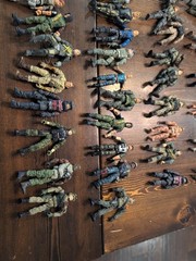 Toy Army Soldier Lot Gi Joe, Other Action Figures, Large Lot, 52 Soldiers