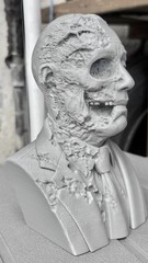 Gus Fring Burnt Face Breaking Bad Bust 6.5” 3D Printed Collectible Statue