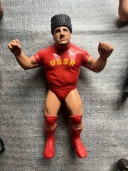 WWF WWE LJN WRESTLING SUPERSTARS LOT CASE 18 FIGURES & ACCESSORIES HULK HOGAN