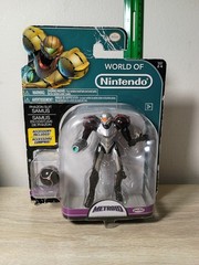 4″ GOLD TROPHY SAMUS + MORPH BALL 3-PK World of Nintendo Phazon Suit Metallic