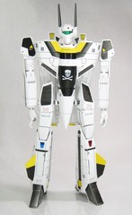 ThreeZero Robo Dou Robotech VF-1S Veritech Roy Fokker Diecast Figure Complete