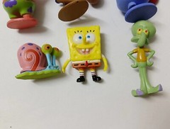 lot of 6 SpongeBob SquarePants PVC mini figure 2″