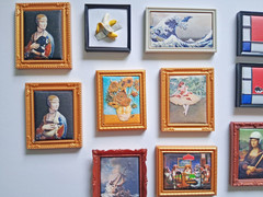 Zuru Mini Masterpieces Comedian Banana with Duct Tape & Other Rare Paintings Lot