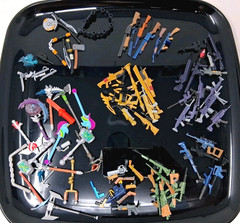 Mini Toy Weapon Lot Gun Sword For Small Figures Accessories Fortnite Ninjago