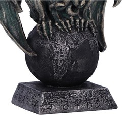 Nemesis Now Reign of Cthulhu on Ball 25cm, Resin, Black, Cast in the Finest Resi