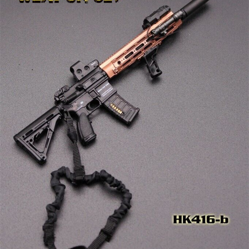 Mini Toys 1:6 Scale Assault Rifle Weapon Gun for 12” Male Action Figure