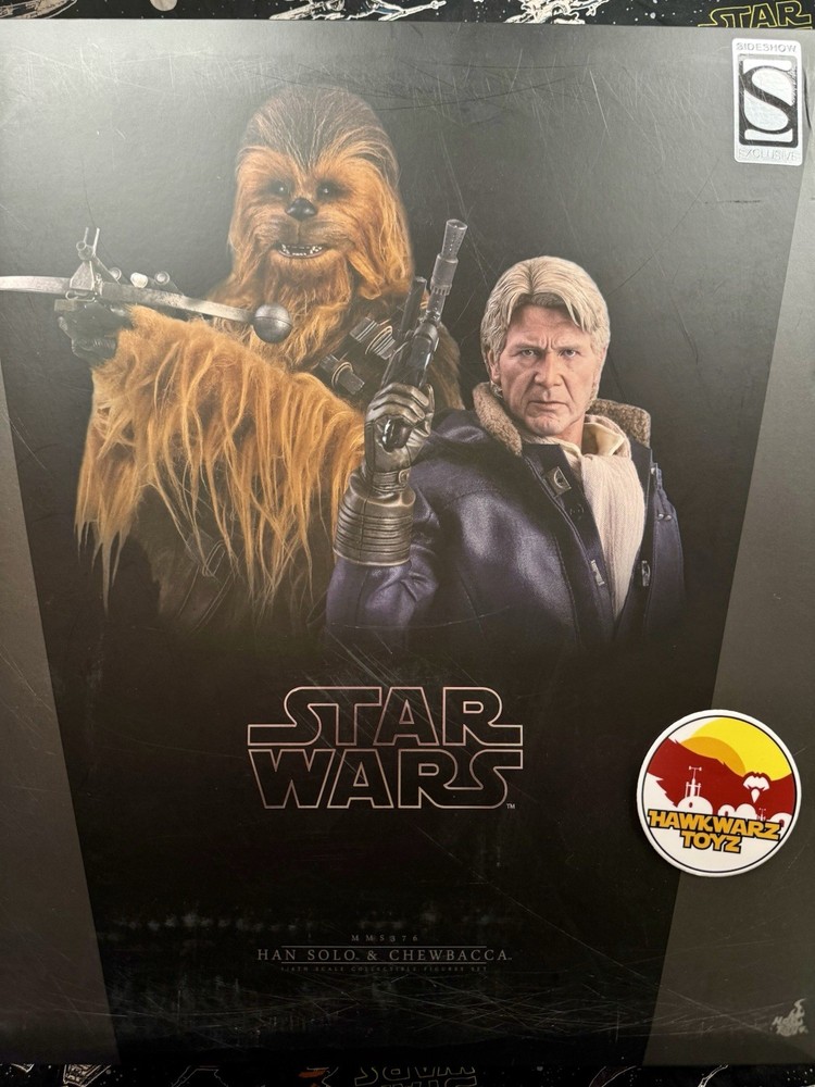 Hot Toys Star Wars The Force Awakens VII Chewbacca Han Solo MMS376 1/6 Sideshow