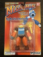 BANDAI Mega Man Brightman Figure 2720/2722 CAPCOM 1995 Brand New – MOC