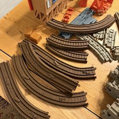 Thomas Tank 50 Piece Beige Brown Gray Trackmaster Train Tracks Lot Replacement +