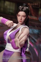 Mojoy Shiranui Mai Fighting Style Female Seamless Body 1/6 Action Figure Purple
