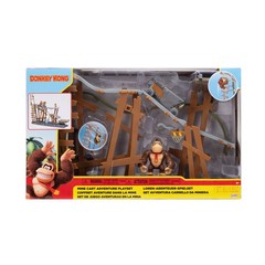 Donkey Kong Mine Cart Adventure Playset Super Mario 2.5 Nintendo