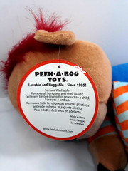 NWT chucky teddy bear plush Peek•a•Boo Stitched Eye with Knife F1