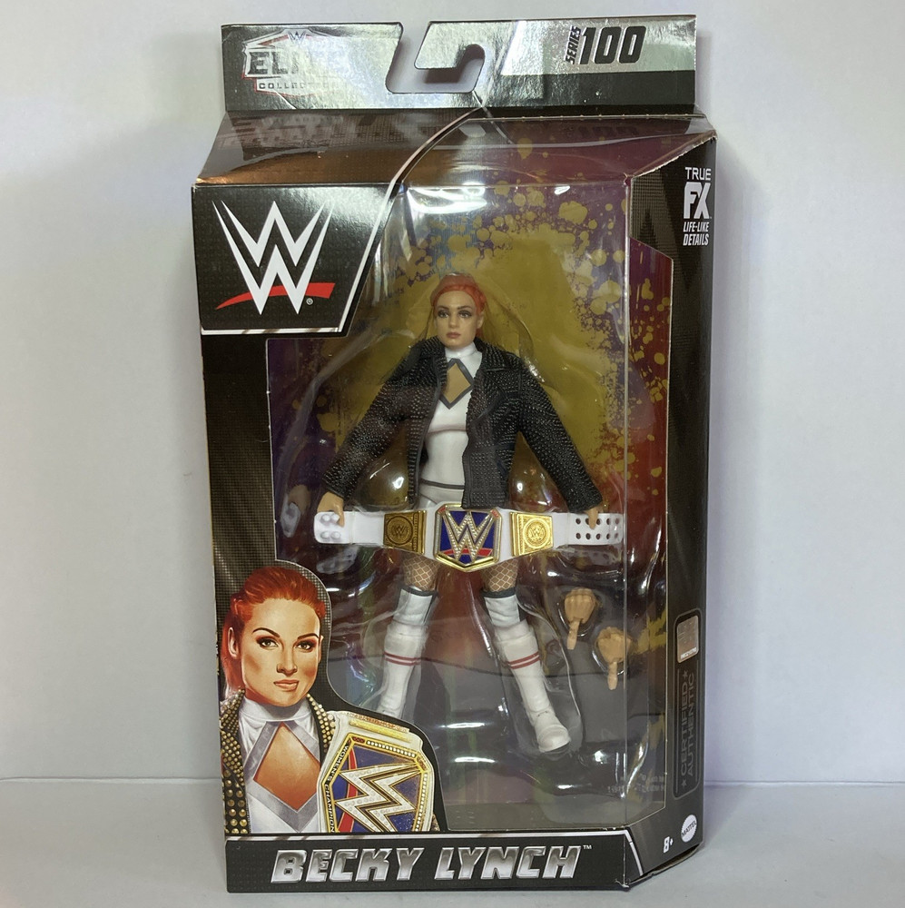 WWE Elite Collection Series 100 Becky Lynch with Belt Extra Hands – BOXED