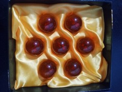 Dragon Ball Crystal Balls Set 7-Piece (3.5cm) Collectible Display Box – Import