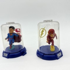 Domez Justice League Series 1 Pair: Flash with Superman