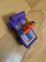 RARE 2004 Iago Magic Carpet 3″ McDonald’s EUROPE Action Figure Disney Aladdin