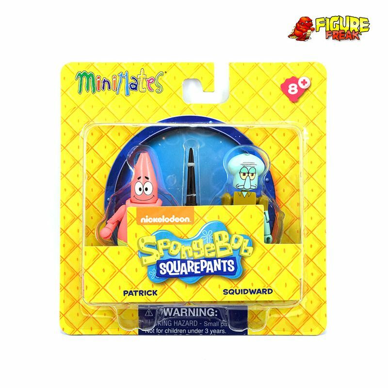 SpongeBob Squarepants Minimates Series 1 Patrick & Squidward