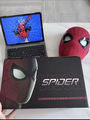 2026 Remote Control Spider Hero Mask Moving Eyes Cosplay Headgear