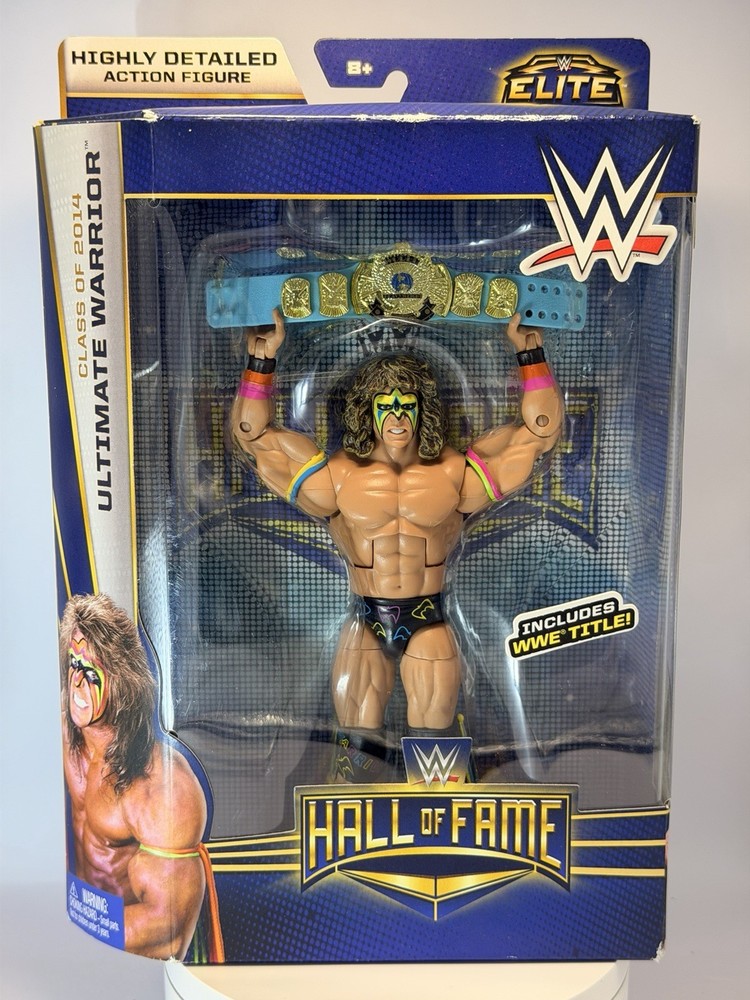 WWE Elite Ultimate Warrior Hall Of Fame Class Of 2014 Target Figure SHIPS FREE