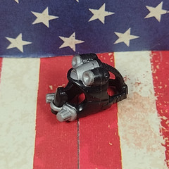 GI Joe (2000s) 1/2″ inch Military SCUBA Helmet in black with silver