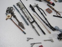 Lot Of Vintage LFL / Other 3.75 Figure Star Wars 90’s Toy Weapon Accessories