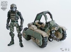 USA Acid Rain 3.75” 1/18 MARINE SPEEDER MK 1 RAPTOR gi joe Action Figure SET LOT