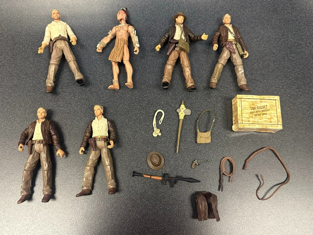 INDIANA JONES (INDY) HASBRO FIGURE & ACCESSORIES YOU PICK (U PICK) IDOL RPG HAT