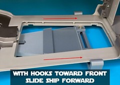 Starship Wall Mount for Star Wars Republic Gunship – TCW Clone Wars, AOTC, ROTS