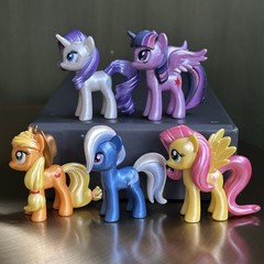 My Little Pony LOT OF 5 CHROME UCC Distributing (FLAWED read) Blind Bag Mini