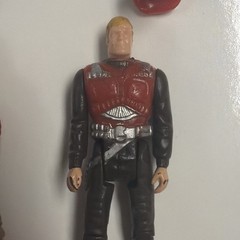 Kenner M.A.S.K. Bruce Sato/Matt Trakker Rhino Action Figures W/ short masks.