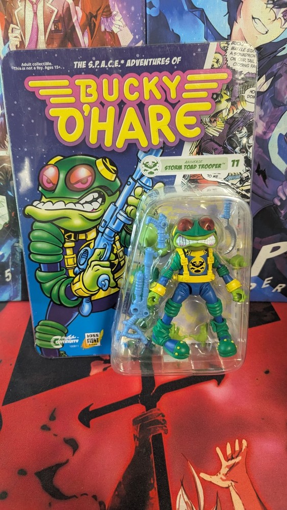 New NIP Bucky O’Hare Boss Fight Studio Aniverse Storm Toad Trooper