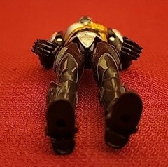 Power Rangers Mighty Morphin 971 22300 Armored Black & Silver 4″ Bandai 2009
