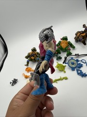 TMNT LEO DON RAPH MIKE Wacky Action LOT OF 5 Turtles Playmates 1989