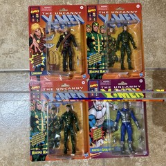 Uncanny Xmen Lot Of 4 Figures – Longshot, Multiple man x2 & Avanlanche