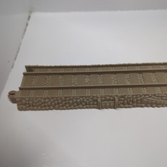Thomas The Train Gullane Track 8.5″ Tan Straight Replacement Part Rails On Side