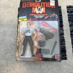 Demolition Man Bazooka Attack Spartan Action Figure 1993 Mattel NEW Sealed