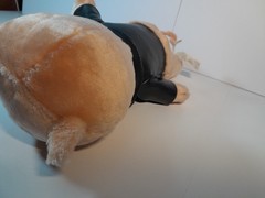 Vintage Looney Tunes Porky Pig Plush Biker Jacket ACE 1997 Warner Bros Used Pics
