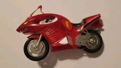 1995 Power Rangers Shark Cycle Vehicles Red Pink and White