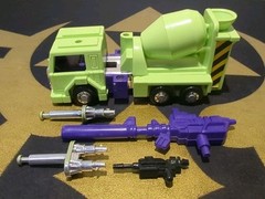 1985 Hasbro Transformers G1 Mixmaster – Complete (Combiner For Devastator)