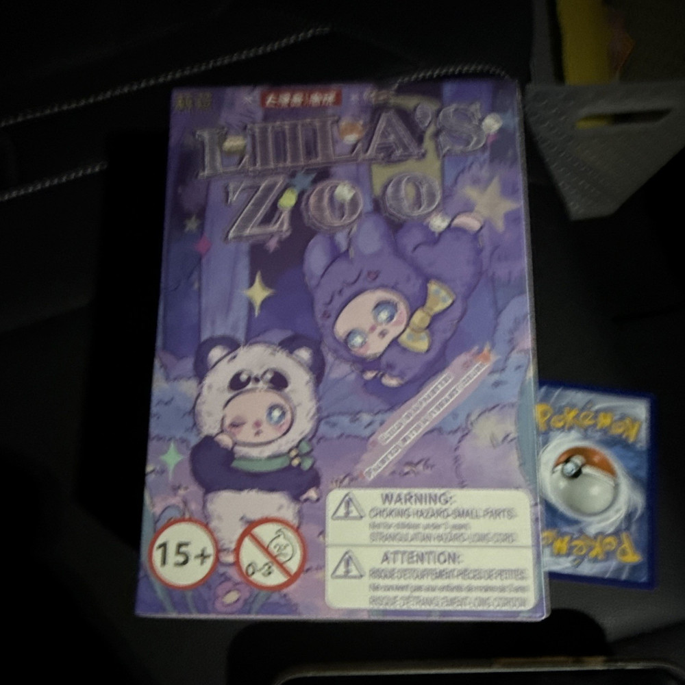 LILIA TOYS LILIA’S ZOO Plush Blind Box Polyester Panda/Bear/Cat 15+ Purple